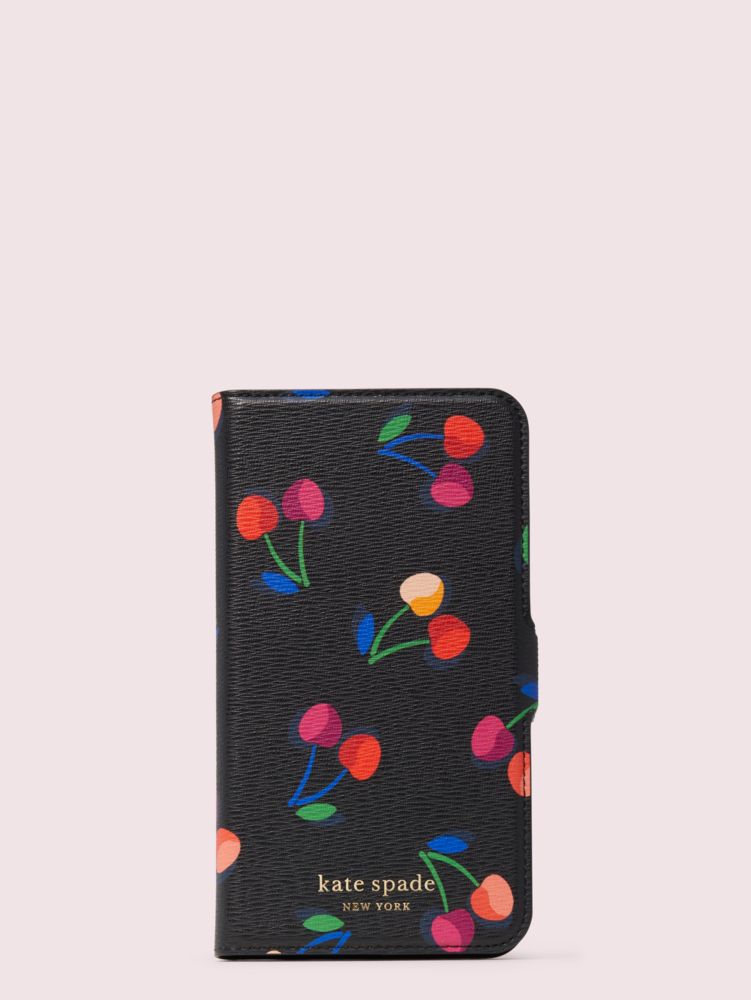 Spencer Cherries Iphone 11 Magnetic Wrap Folio Case | Kate Spade