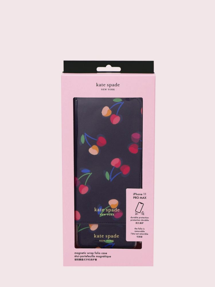 Spencer Cherries Iphone 11 Pro Max Magnetic Wrap Folio Case | Kate