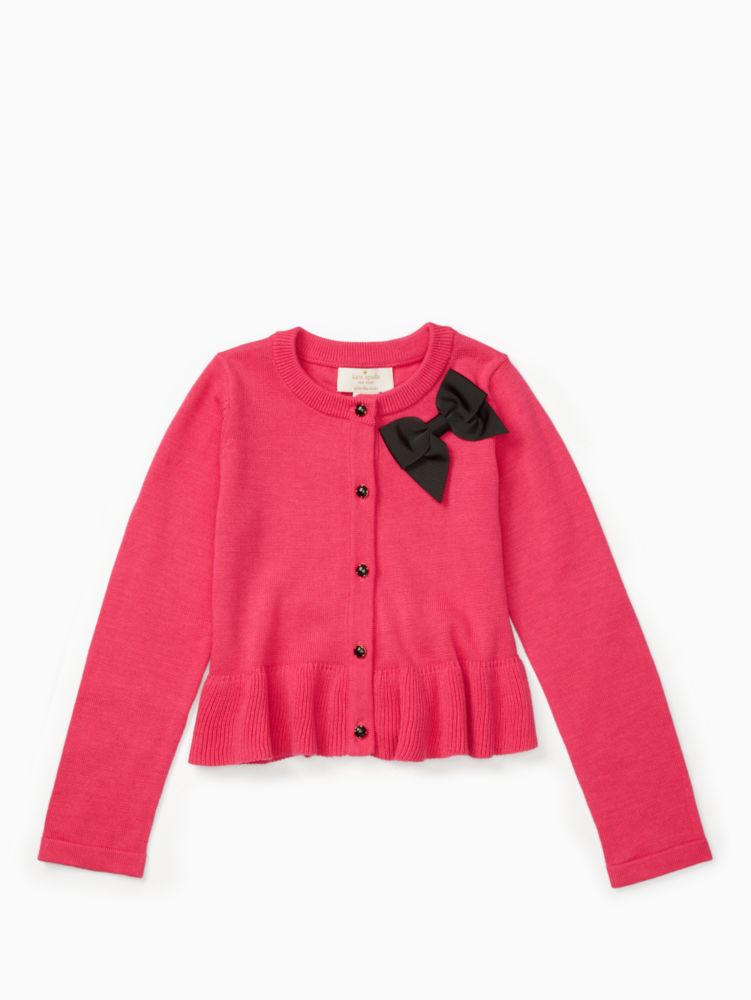 Girls Peplum Cardigan