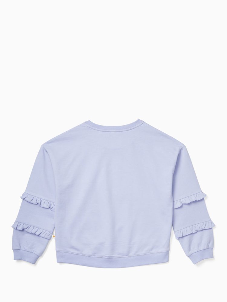 Kate Spade,Girls Cat Glasses Sweatshirt,