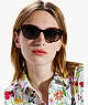 Kate Spade,Adeline Sunglasses,sunglasses,Havan Gold