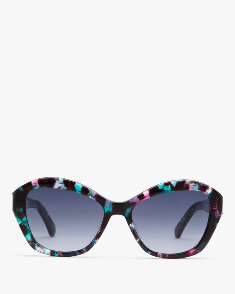 Kate Spade,Aglaia Sunglasses,Cat Eye,Acetate,Casual,Multi Color