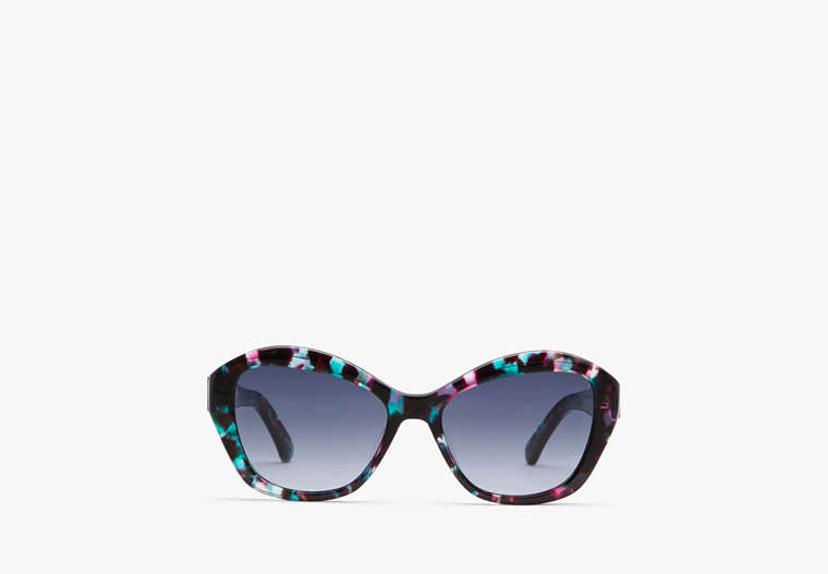 Kate Spade,Aglaia Sunglasses,Green/Pink Havana image number 0