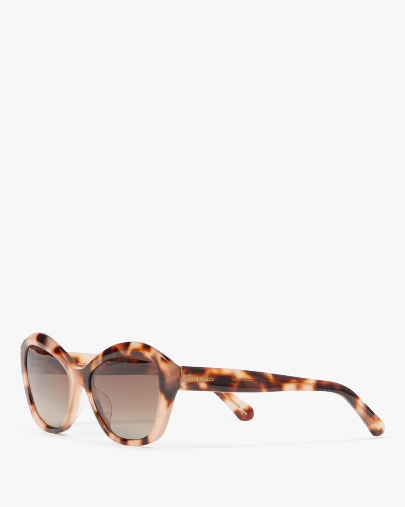 Kate Spade,Aglaia Sunglasses,Cat Eye,Acetate,Casual,Brown