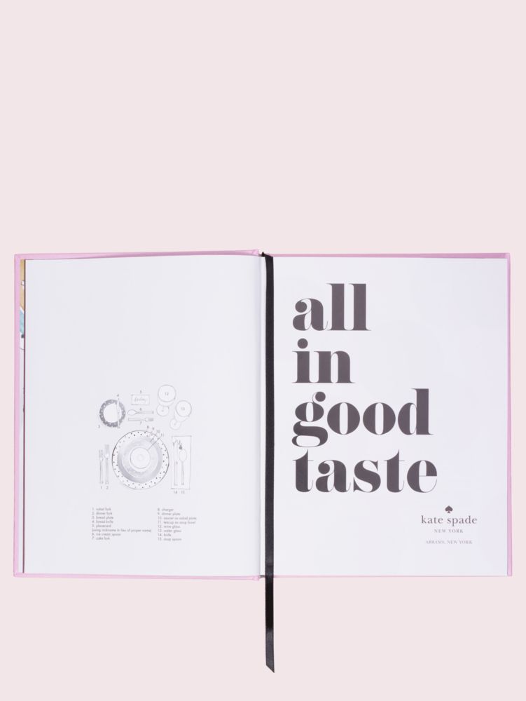All In Good Taste Book, , Product