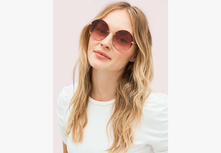 Kate Spade,alivia sunglasses,sunglasses,Pomegranate image number 0