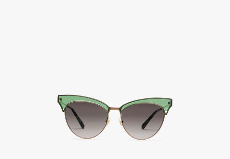 Kate Spade,Alvi Sunglasses,Green image number 0