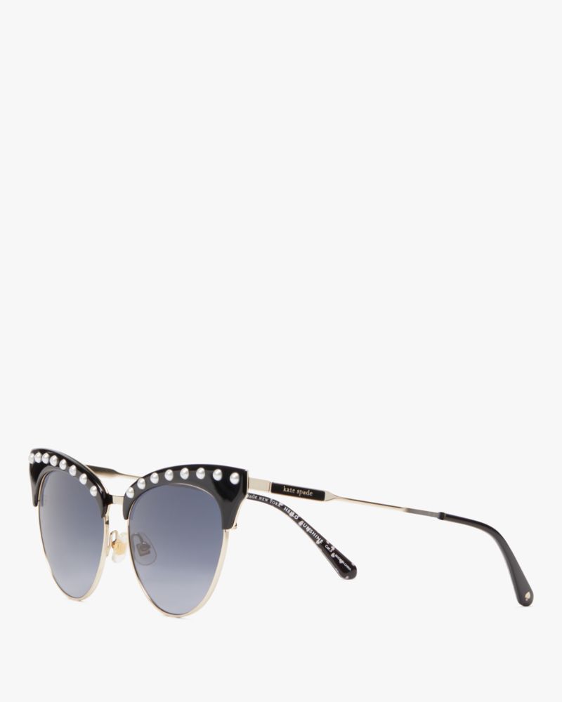 Kate Spade,Alvi Sunglasses,Black