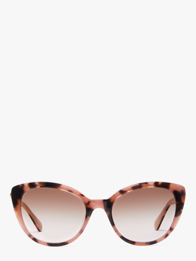 Kate Spade,Amberlee Sunglasses,Cat Eye,Acetate,Integrated Nose Pads,Casual,