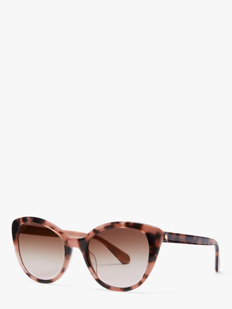 Kate Spade,Amberlee Sunglasses,Cat Eye,Acetate,Integrated Nose Pads,Casual,