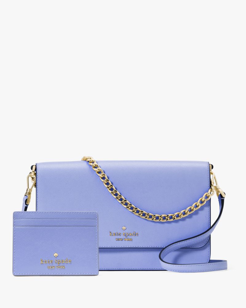 Kate Spade,Madison Willow Flap Crossbody Bundle,