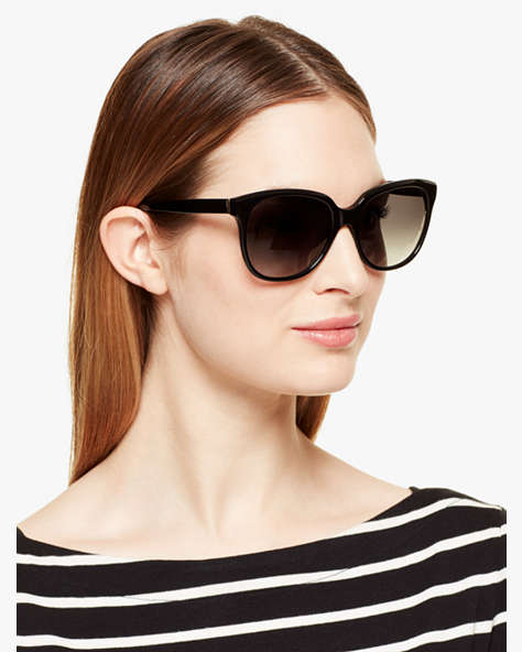 Kate Spade,bayleigh sunglasses,sunglasses,Black