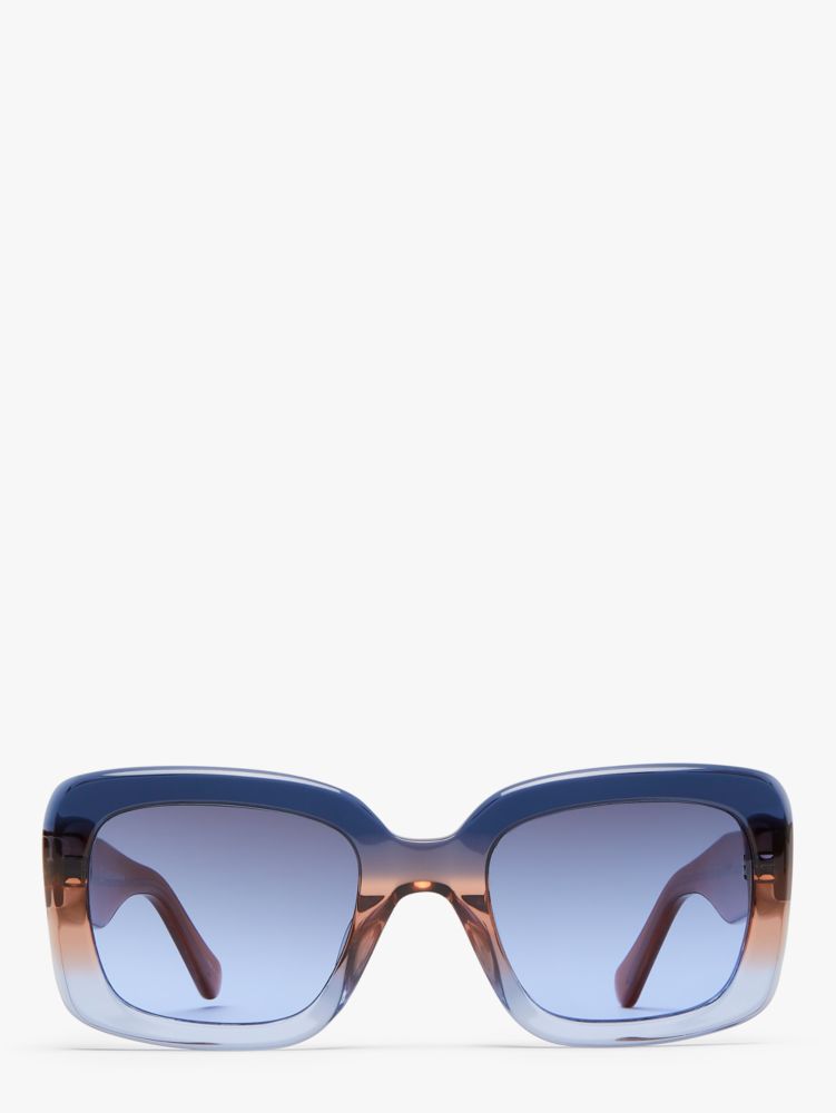 Kate Spade,Bellamys Sunglasses,Square,Acetate,Integrated Nose Pads,Casual,