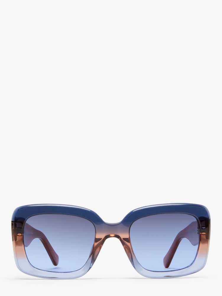 Kate Spade,Bellamys Sunglasses,Blue/Beige