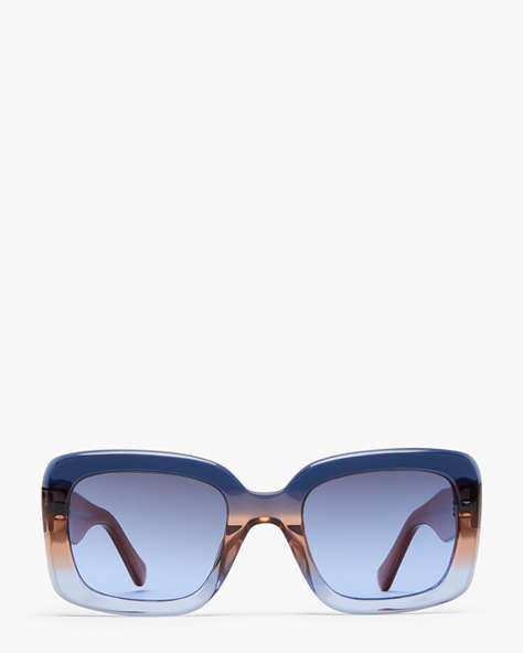 Kate Spade,Bellamys Sunglasses,Blue/Beige