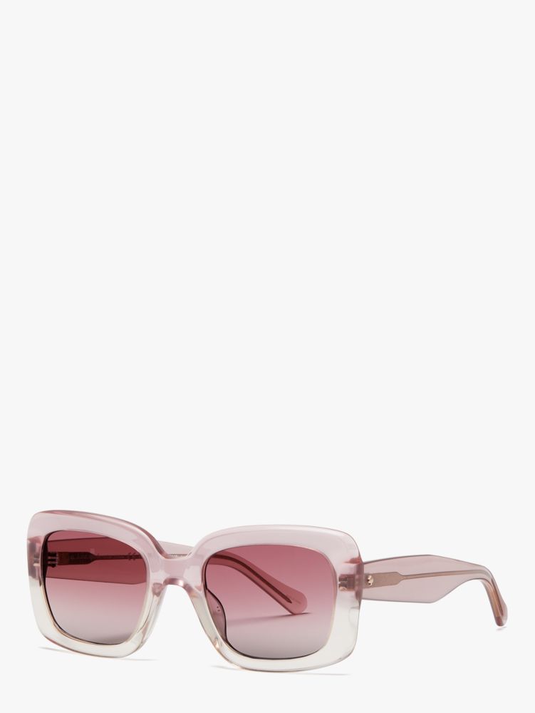 Kate Spade,Bellamys Sunglasses,Square,Acetate,Integrated Nose Pads,Casual,Multi Color