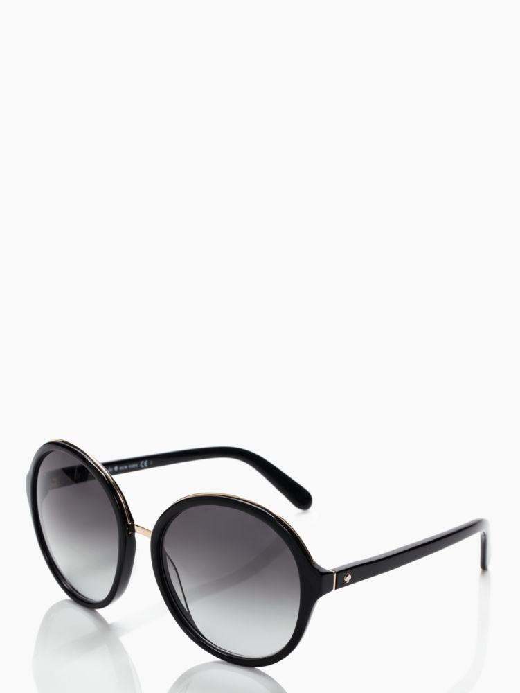 Kate spade black and best sale white sunglasses