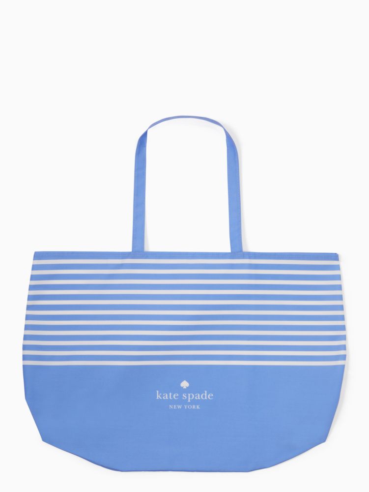 Kate spade pink best sale and blue striped purse