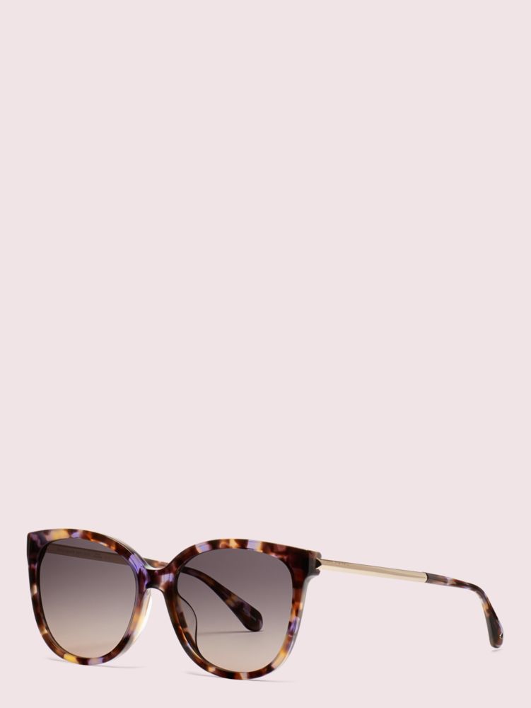 Kate Spade,britton polarized sunglasses,sunglasses,Roasted Fig/Rococo Pink
