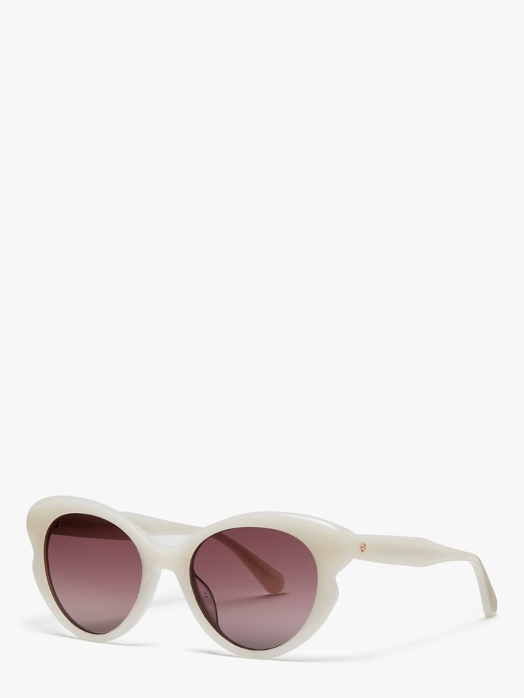 Kate Spade,Elina Sunglasses,White