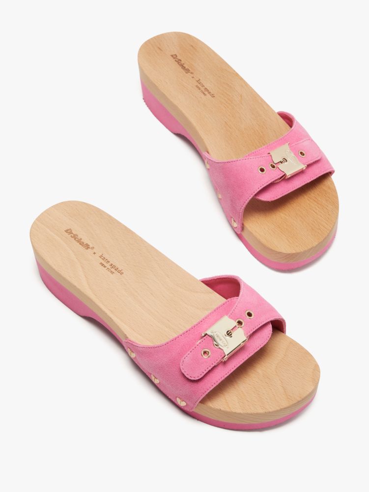 Dr. Scholl s X Kate Spade New York Crushed Watermelon Suede Slide