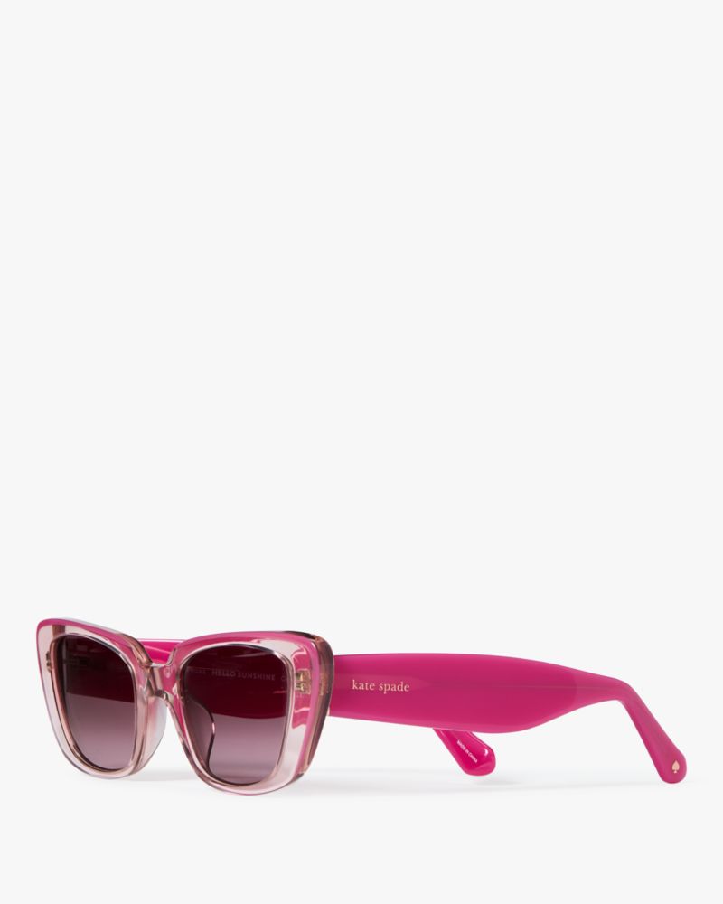 Kate Spade,Fabia Sunglasses,Pink Multi