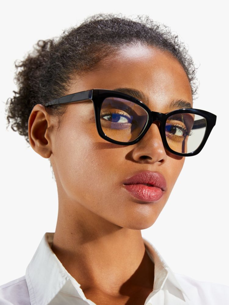 Kate Spade,Frazer Readers,Reading,Cat Eye,Plastic,Color Block,Casual,Clear