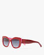 Kate Spade,Frida Sunglasses,Red