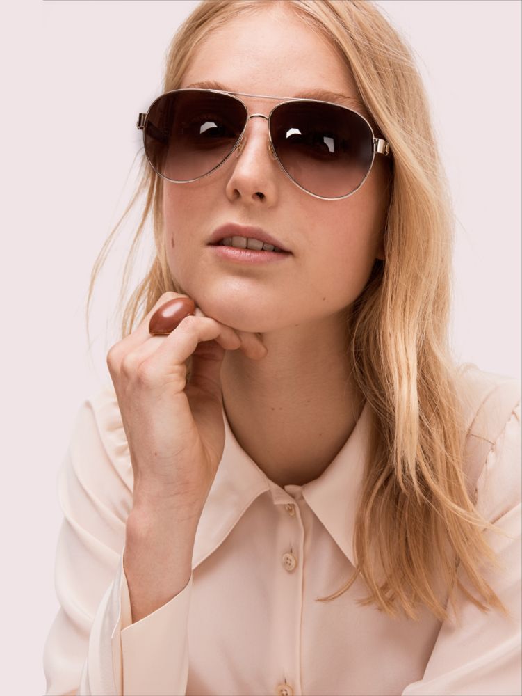 Kate spade aviator sunglasses online