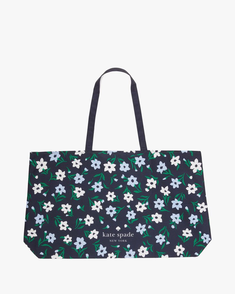 Floral discount canvas tote