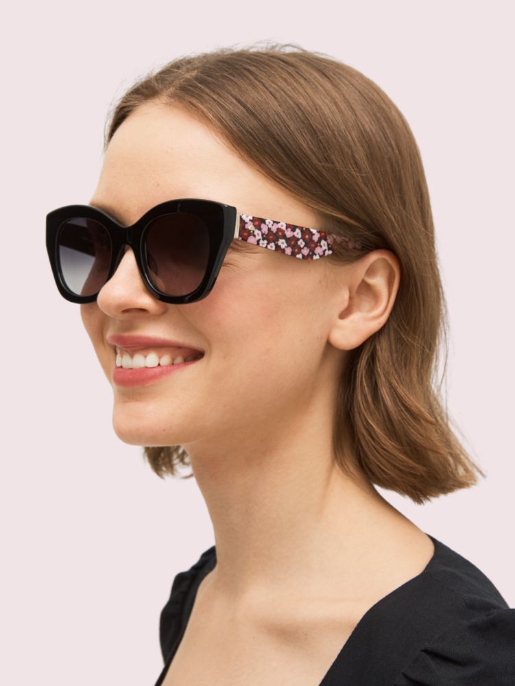 Jalena Sunglasses, BLK/PURPLE, Product