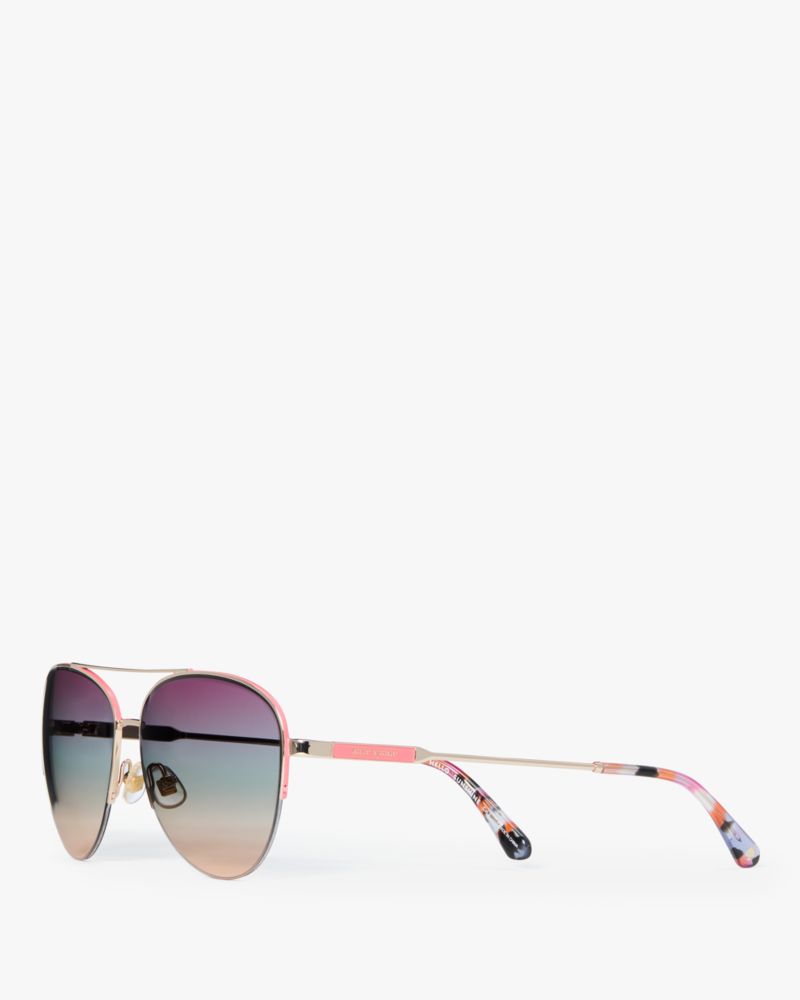 Kate Spade,Janece Sunglasses,Light Gold