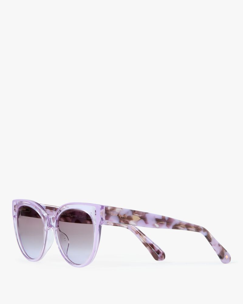 Kate Spade,Javana Sunglasses,Cat Eye,Logo,Word Embellishment,Integrated Nose Pads,Casual,