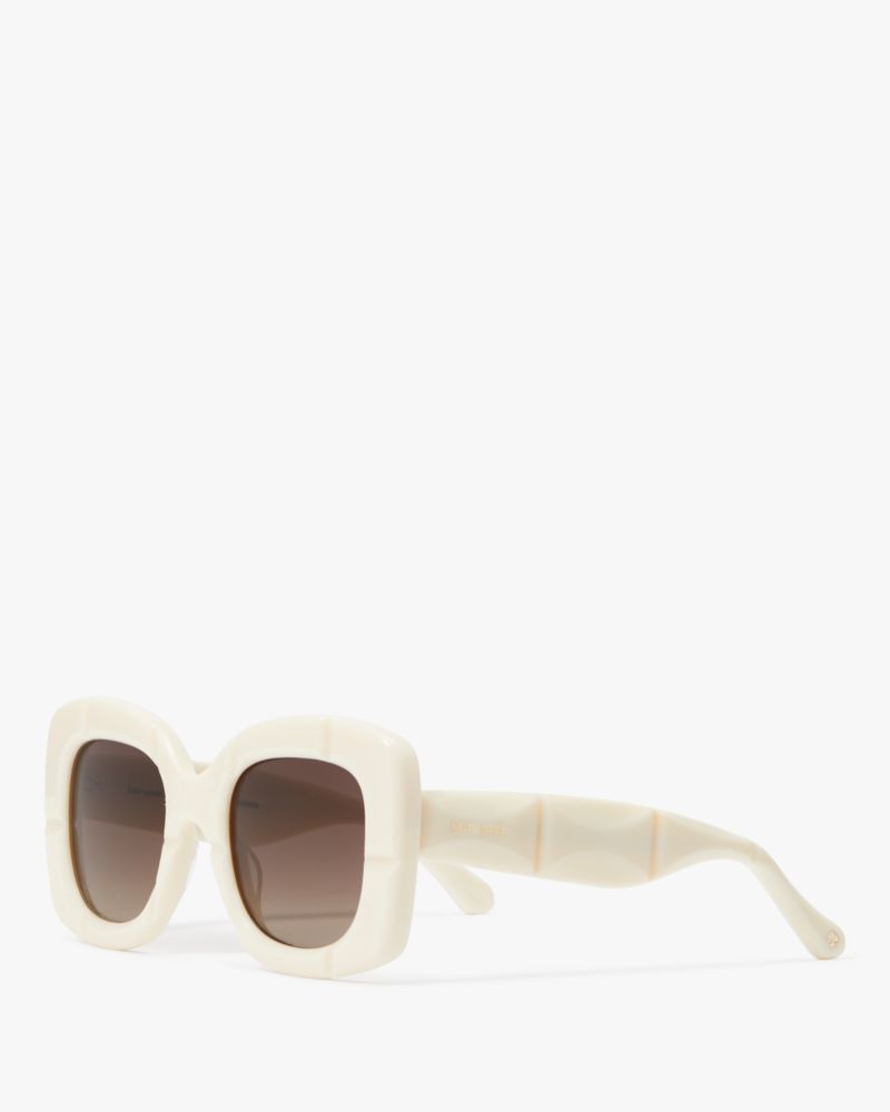 Kate Spade,Josey Sunglasses,Square,Acetate,Logo,Casual,Multi Color