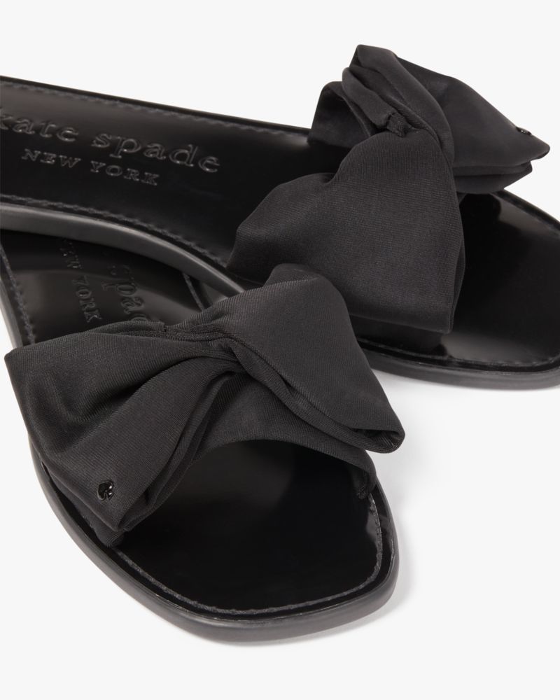 Slip on sandals with on sale bow