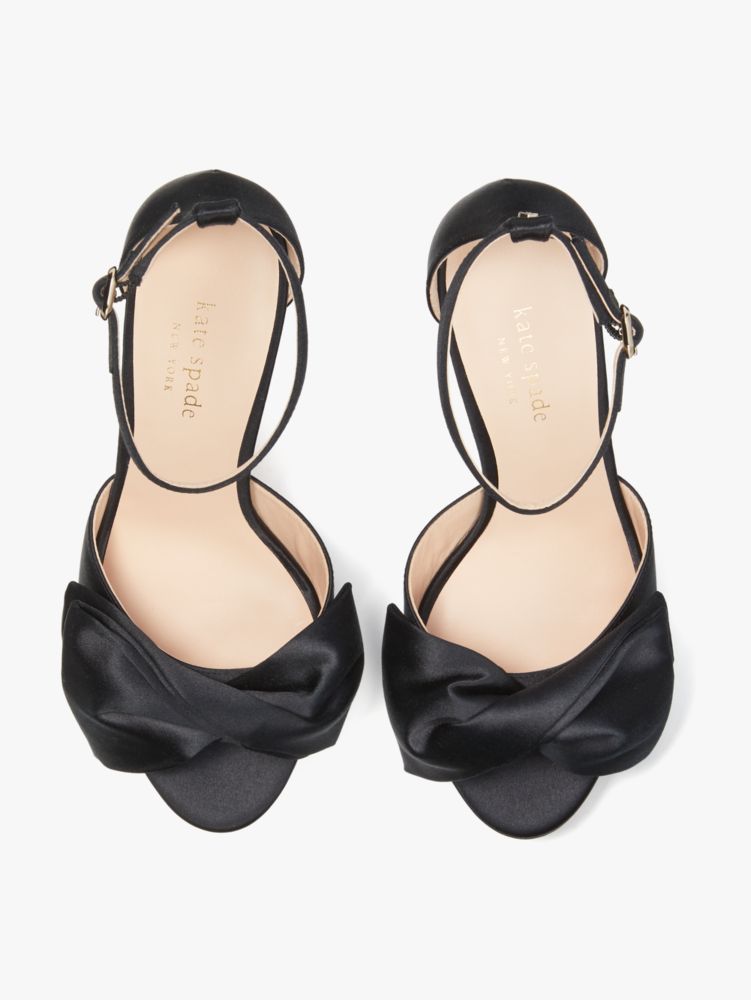 Kate Spade,bridal bow sandals,sandals,Black