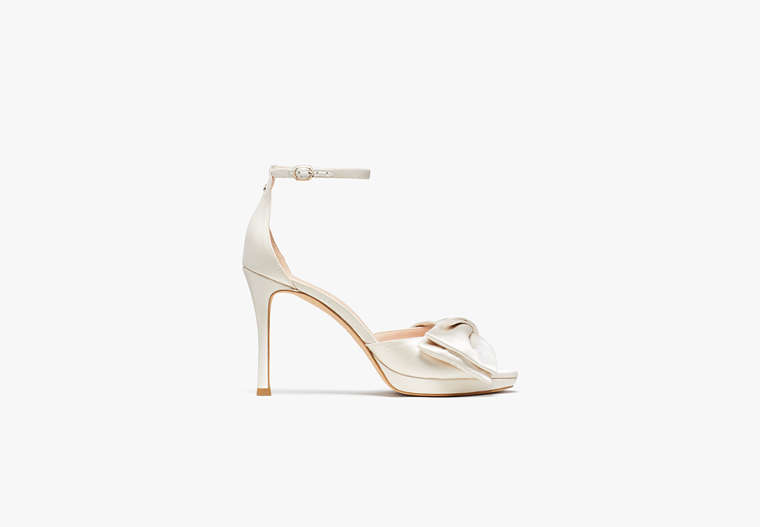 Kate Spade,bridal bow sandals,sandals,Ivory