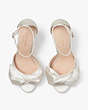 Kate Spade,bridal bow sandals,sandals,Ivory
