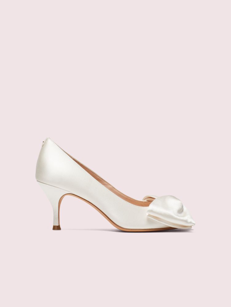 Kate spade white store pumps