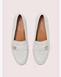Kate Spade,catroux loafers,flats,Optic White