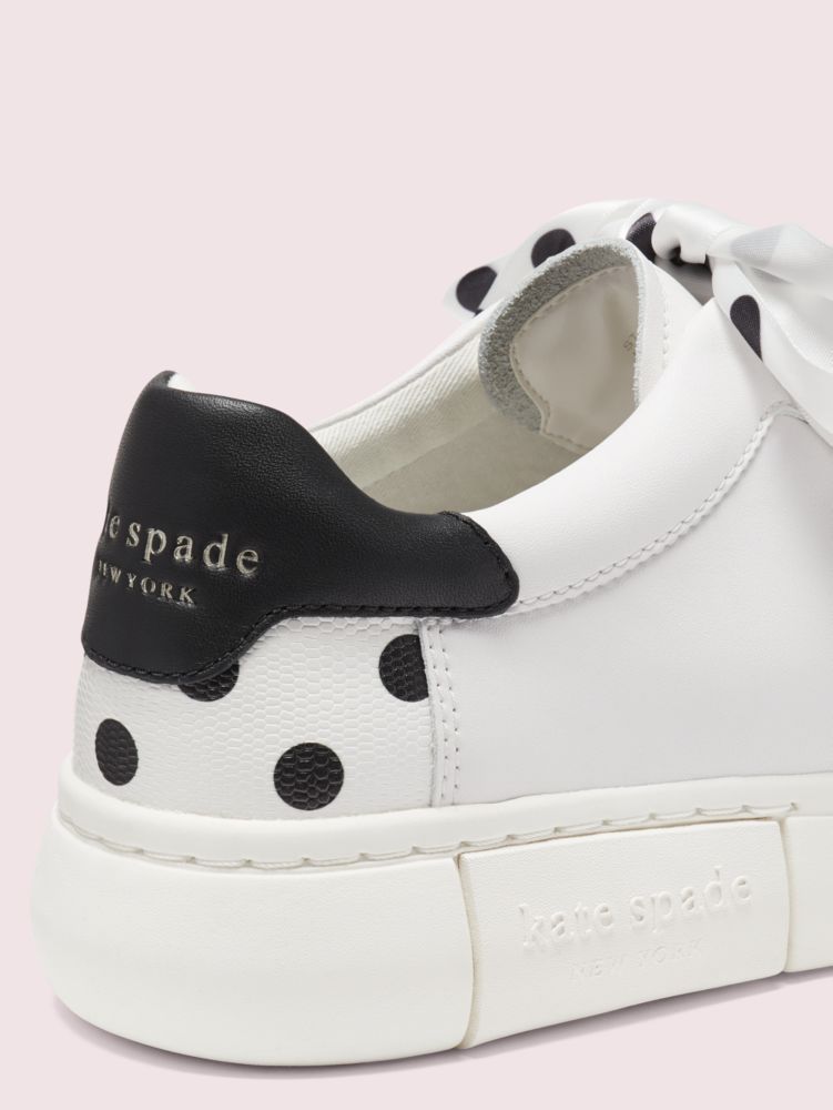 Kate Spade,lift sneakers,sneakers,Casual,Optic White With Black Dots