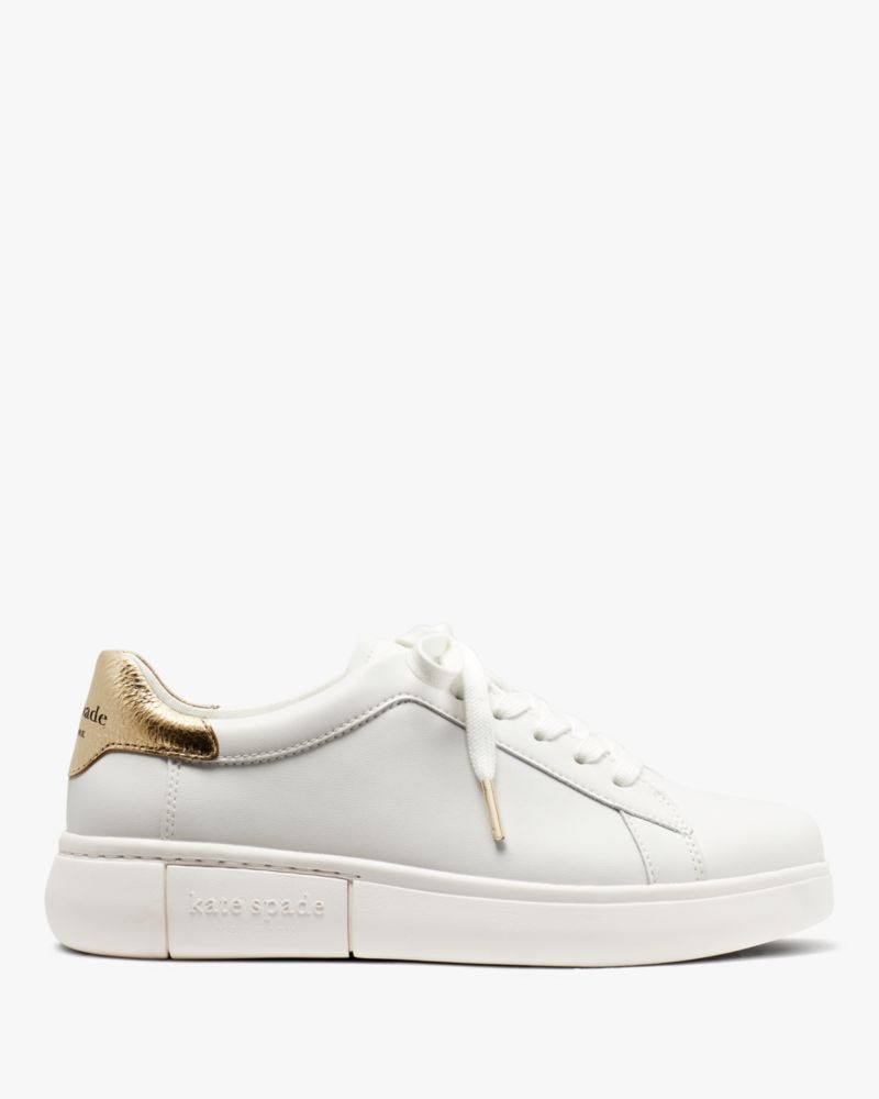 Kate spade lilly sneakers white online