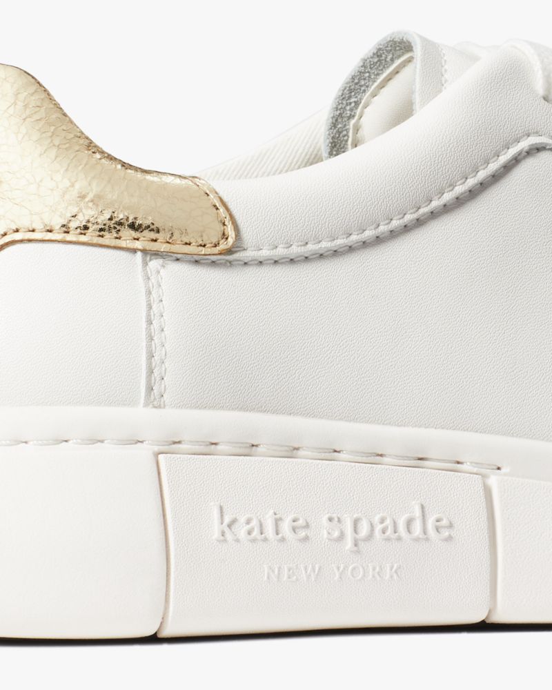 Kate Spade,lift sneakers,sneakers,Casual,Optic White/Pale Gold