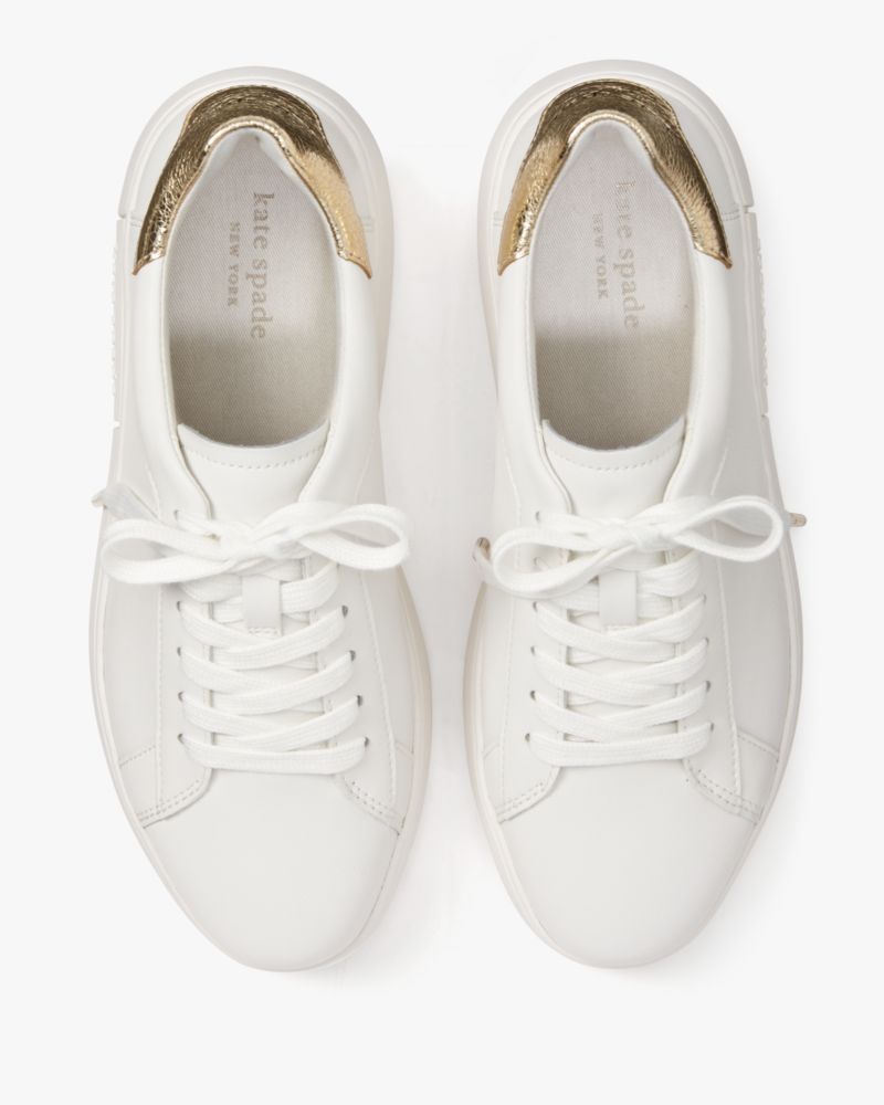 Kate Spade New York Women's Signature Leather Sneakers