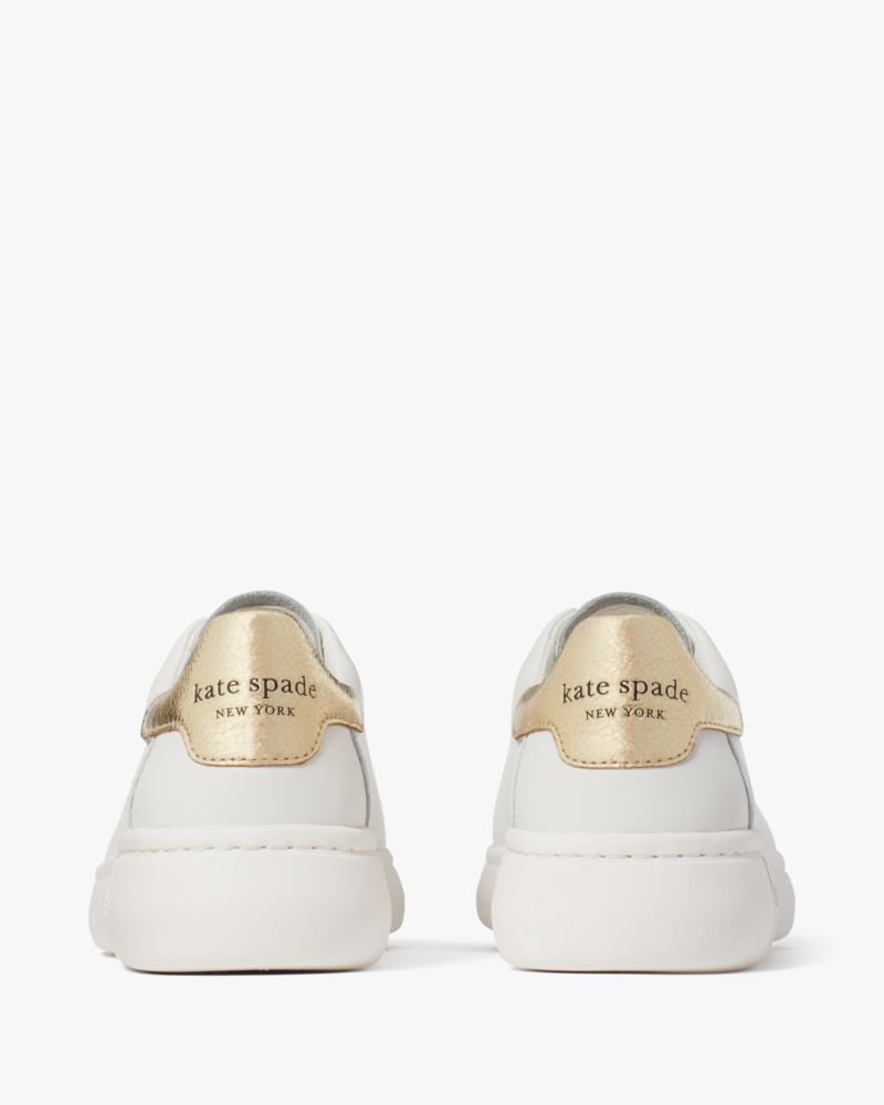 Kate Spade New York Women's Signature Leather Sneakers