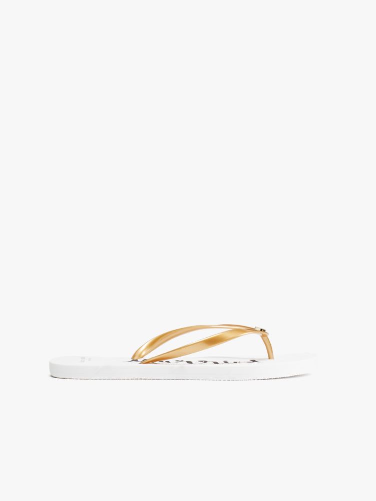 Kate spade just married sale flip flops