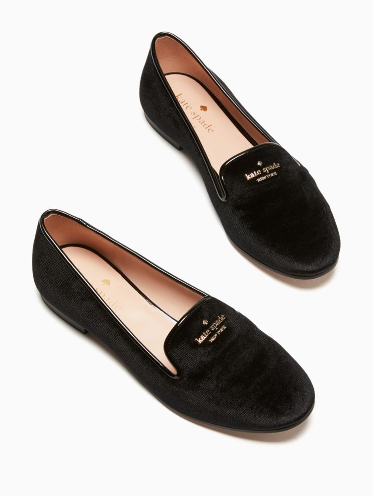 Kate spade hot sale black loafers