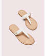 Kate Spade,cyprus thong flip flops,sandals,Optic White
