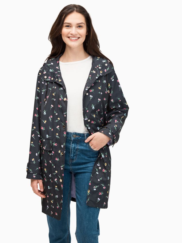 Kate spade rain jacket with hood hotsell