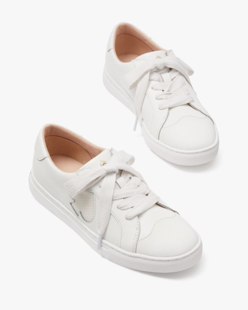 Kate Spade,fez sneaker,sneakers,White